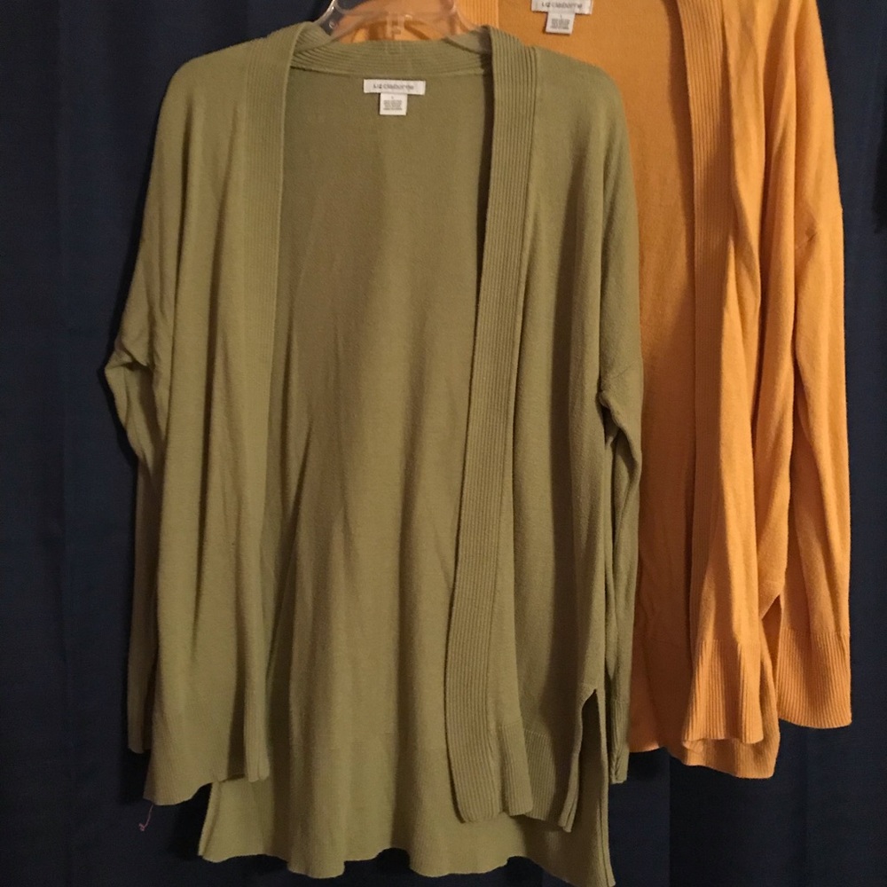 Two LIZ CLAIBORNE Duster Sweaters